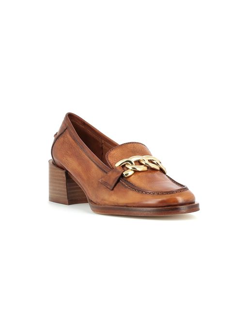 mocassino da donna in pelle cuoio CARLA ORTI | S400X